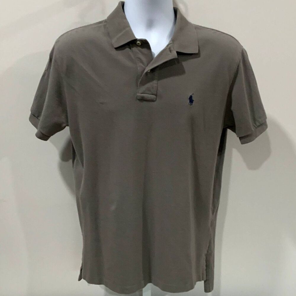 Men's Grey Polo by Ralph Lauren Size Medium